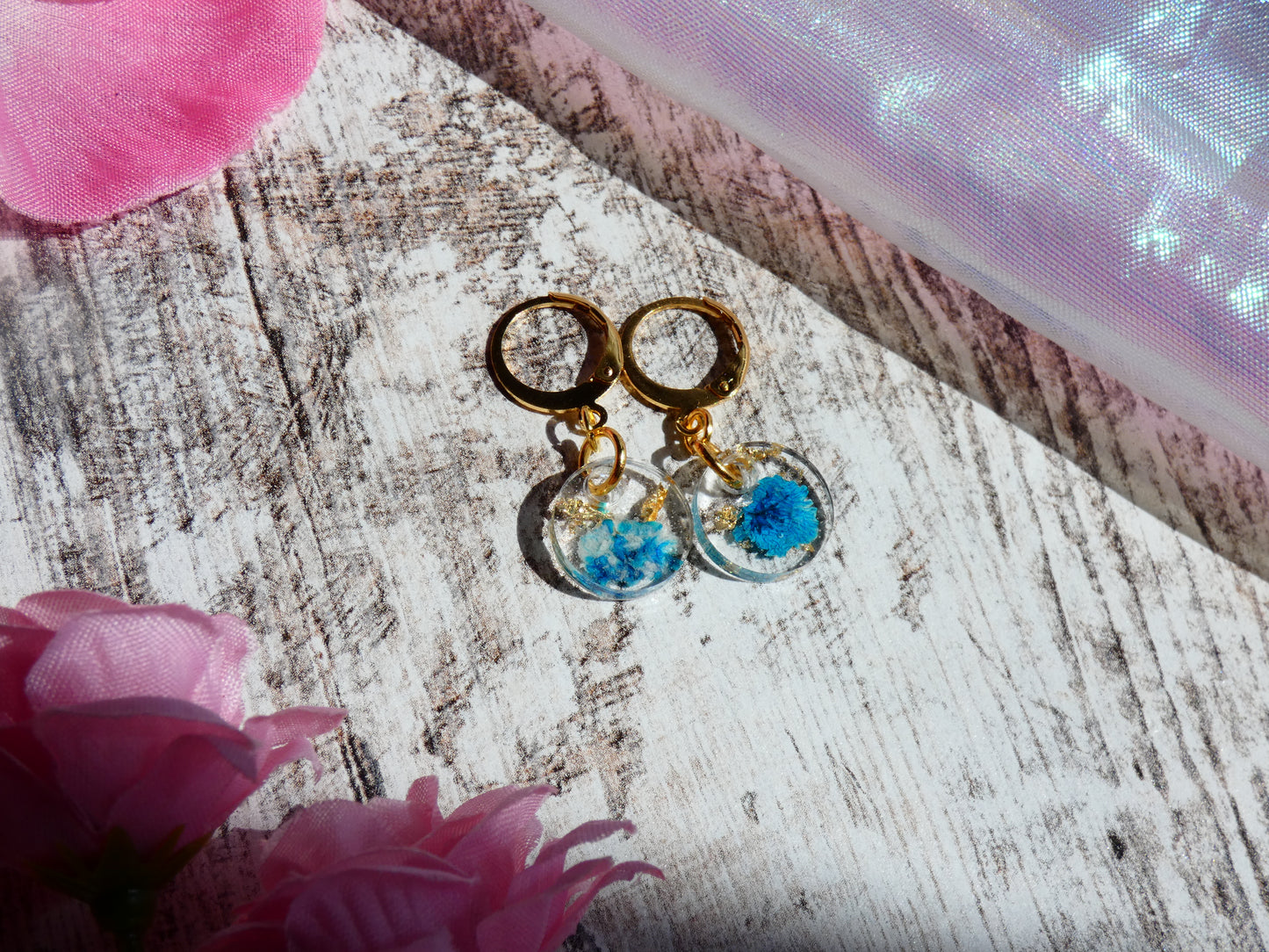 Small flower earrings