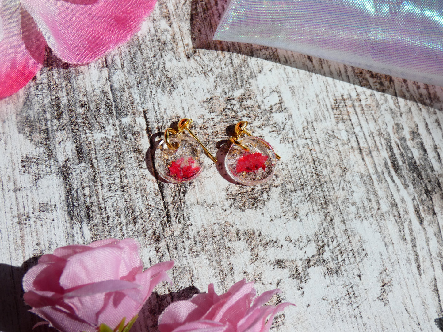 Small flower earrings