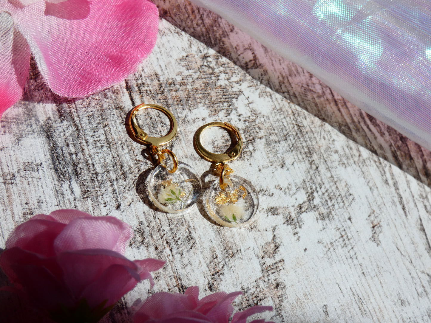 Small flower earrings