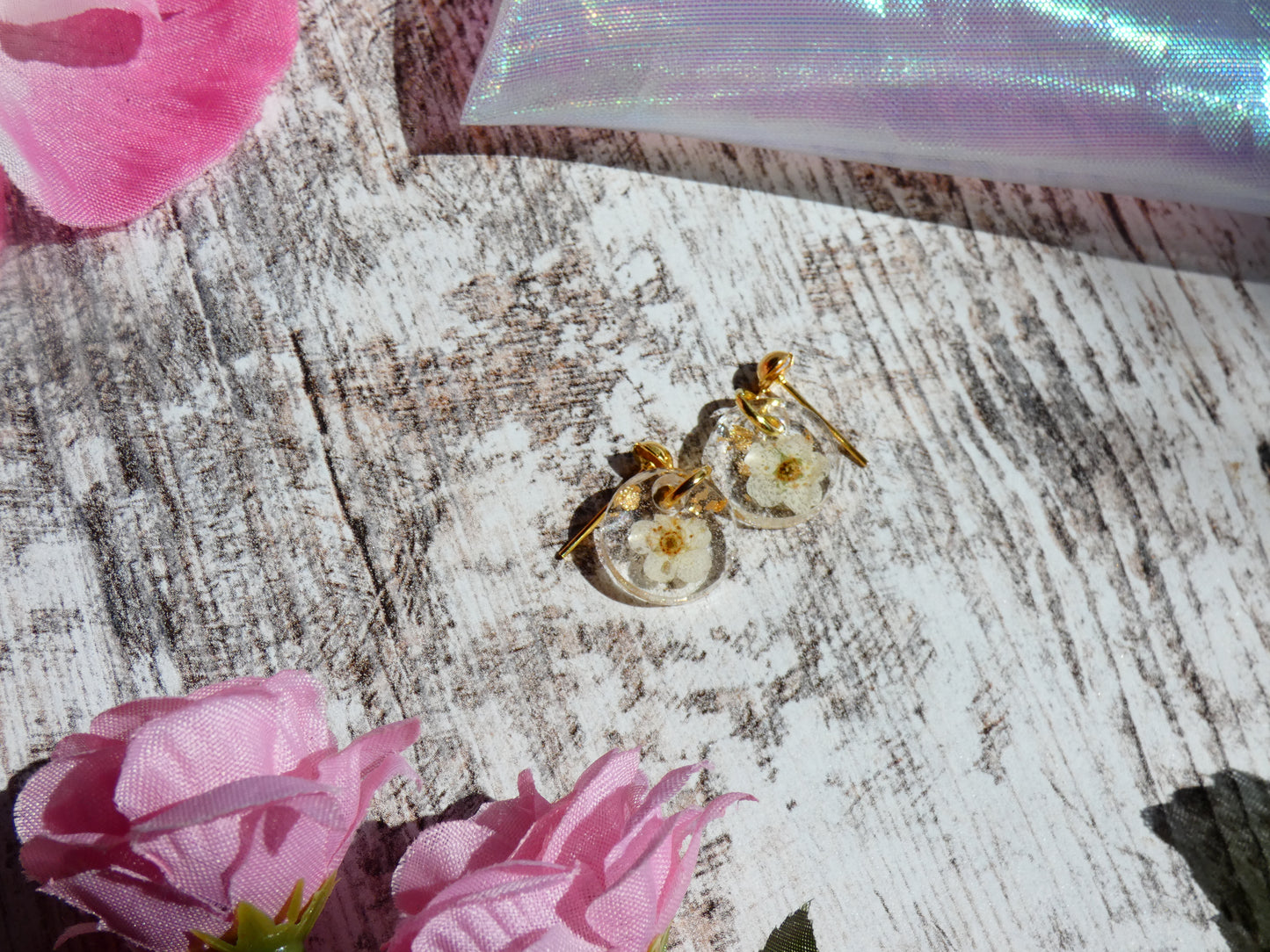 Small flower earrings