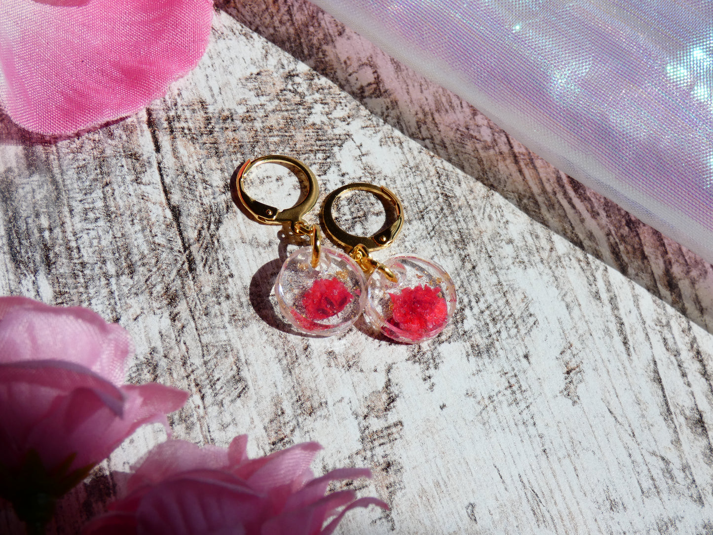 Small flower earrings