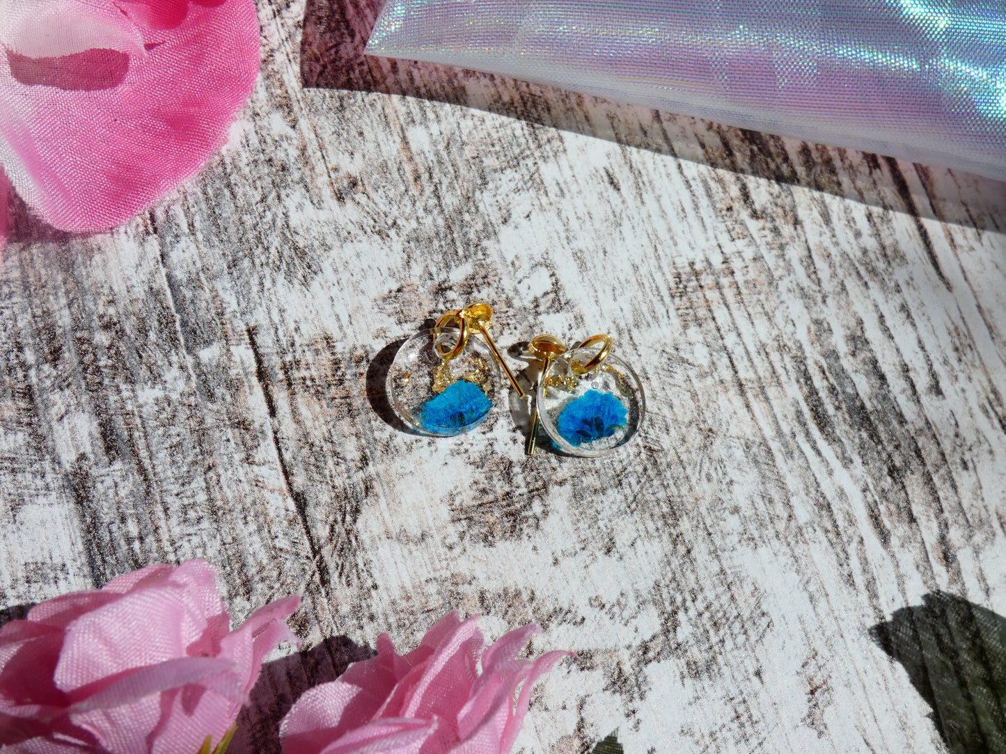 Small flower earrings