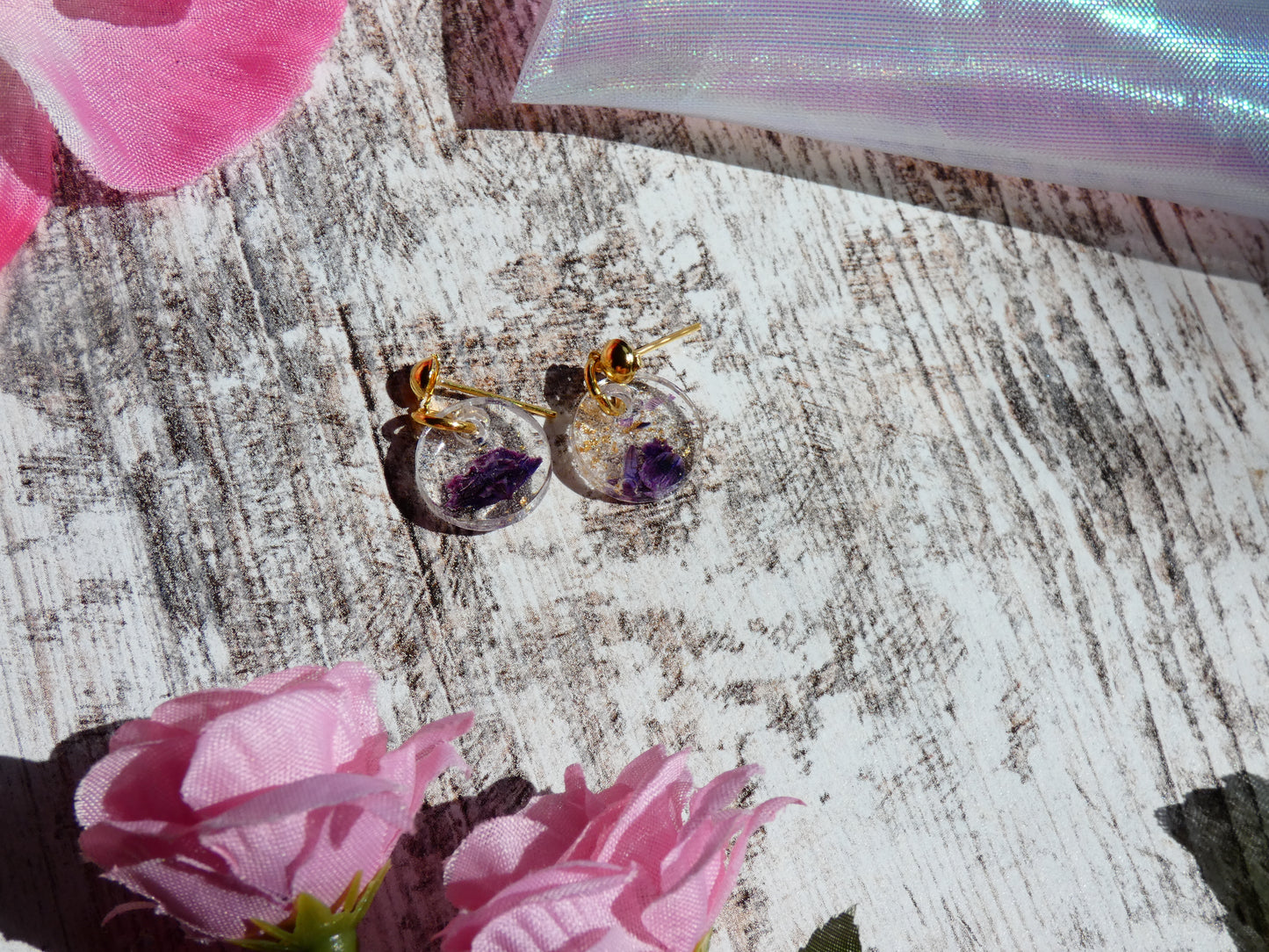 Small flower earrings
