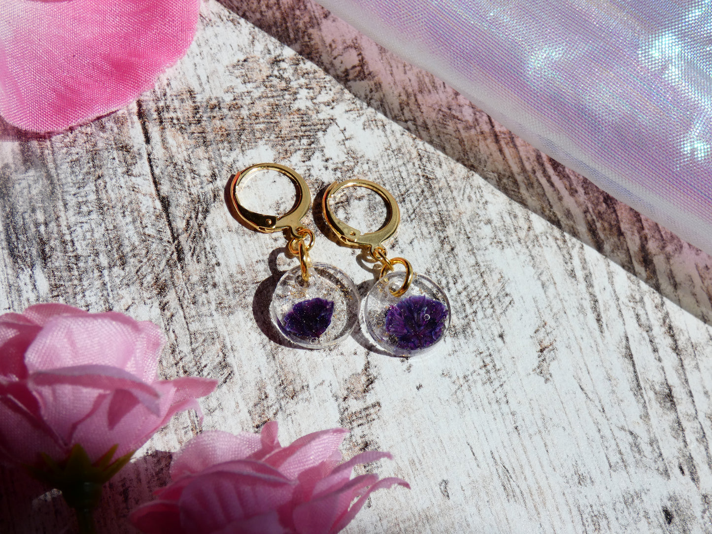 Small flower earrings