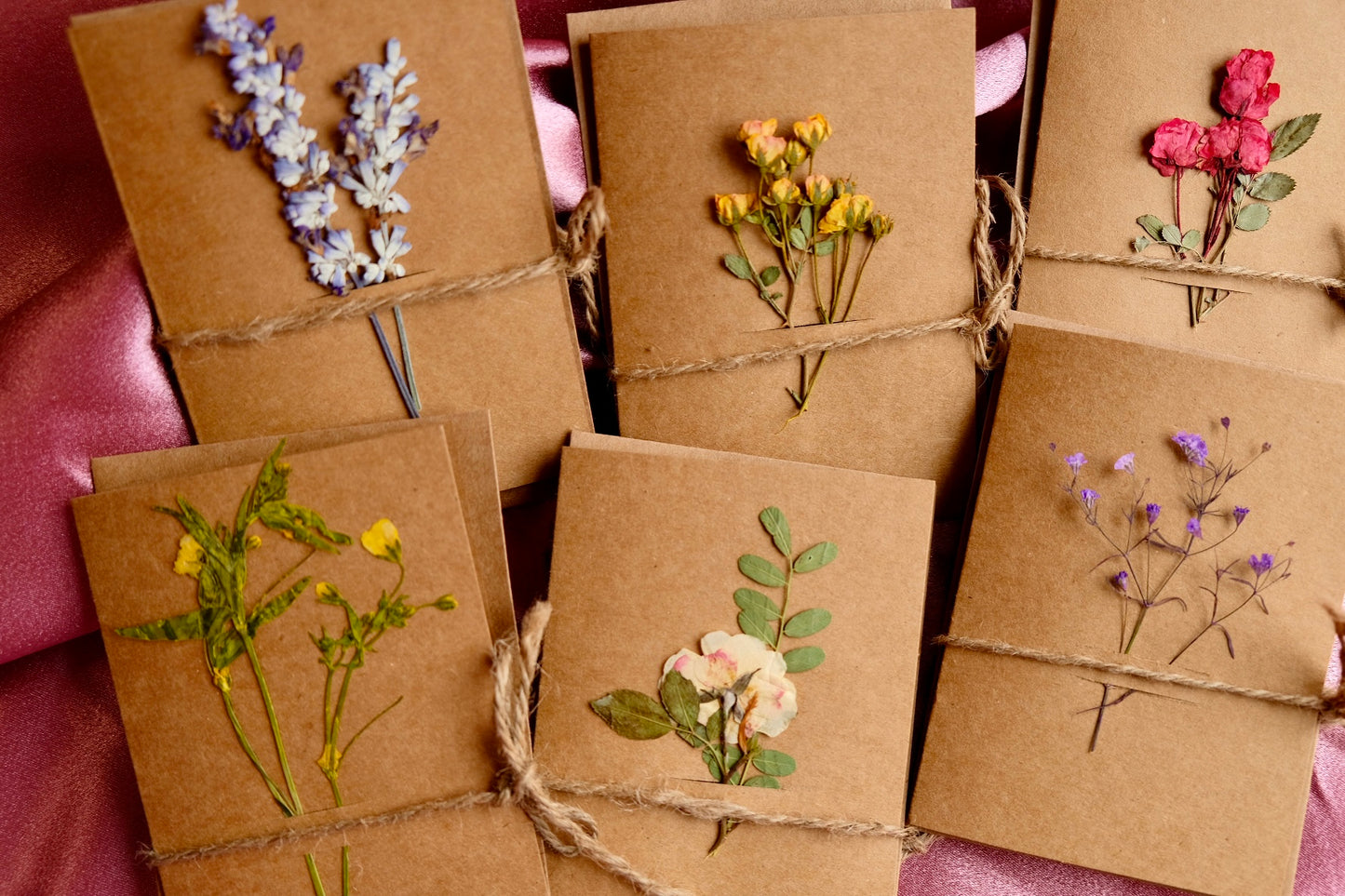 Pressed Flowers Greeting Card