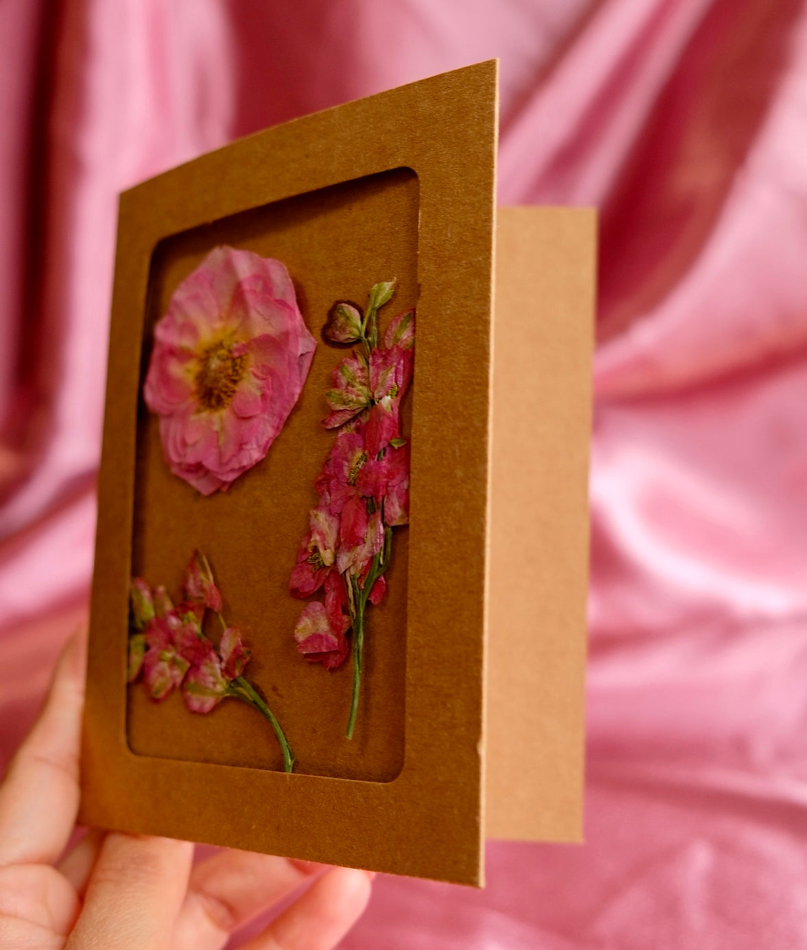 Pressed Flowers Greeting Card