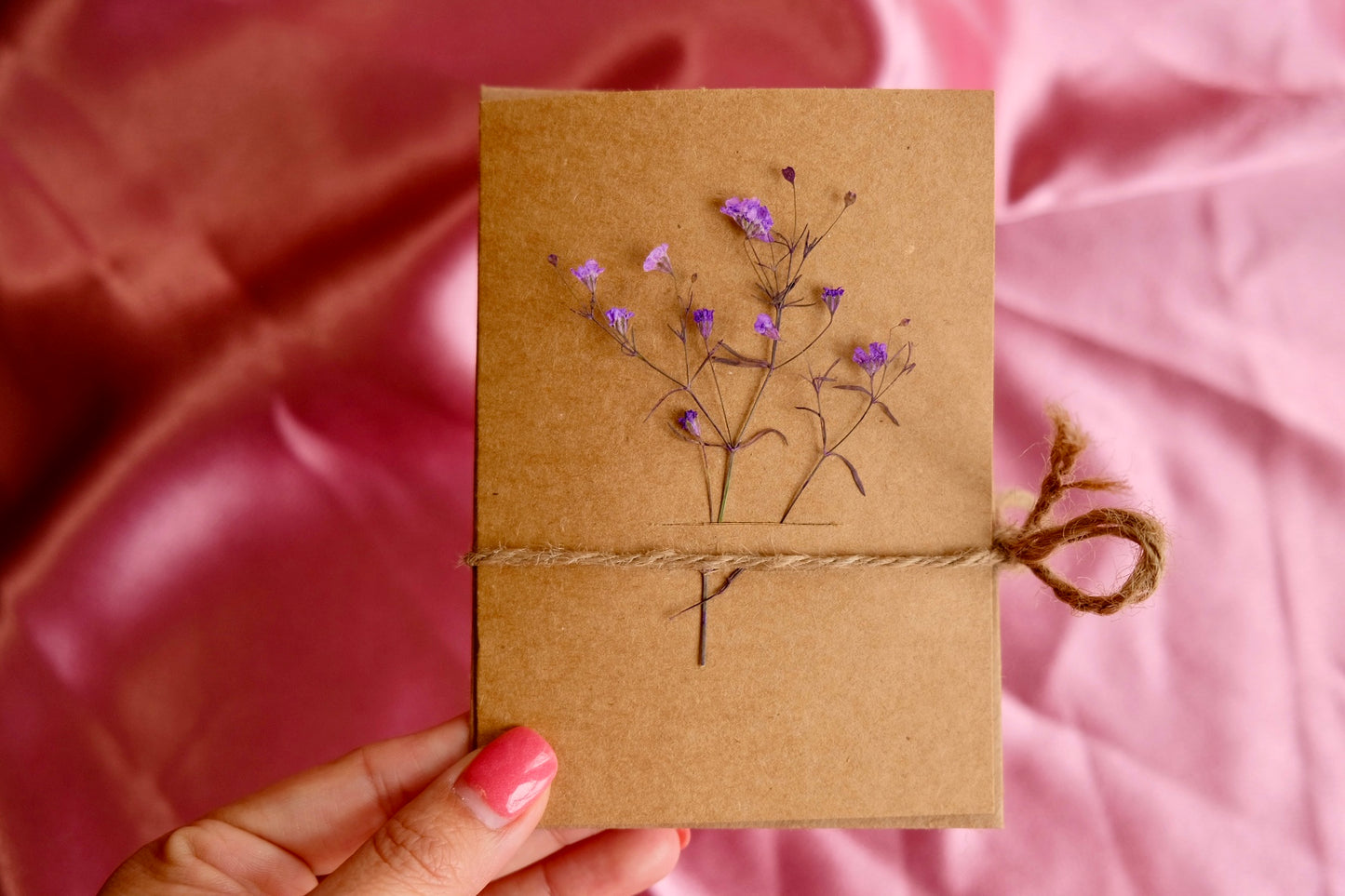 Pressed Flowers Greeting Card