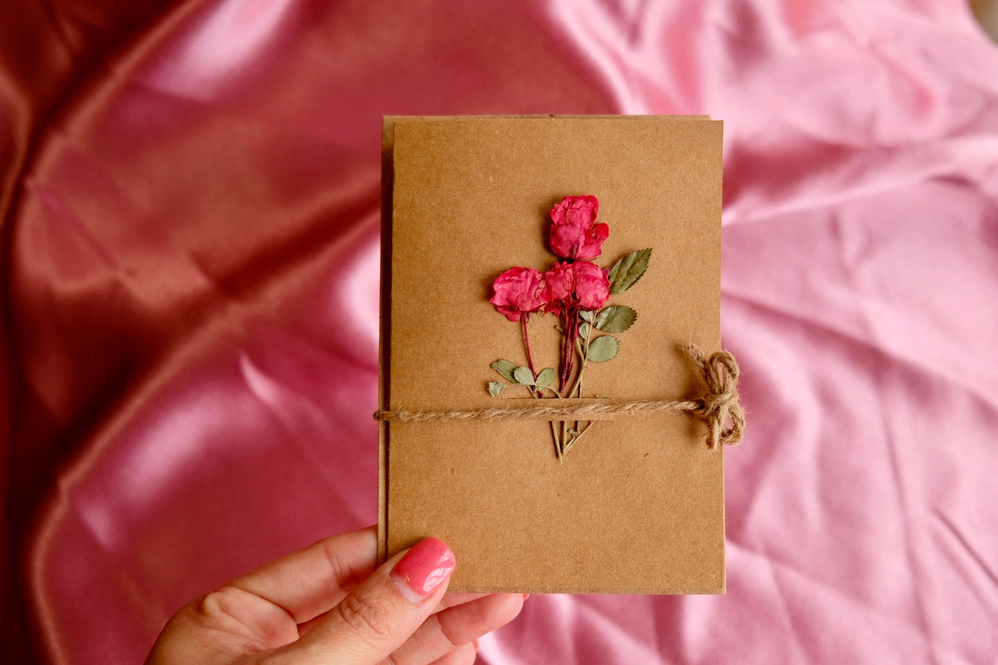 Pressed Flowers Greeting Card