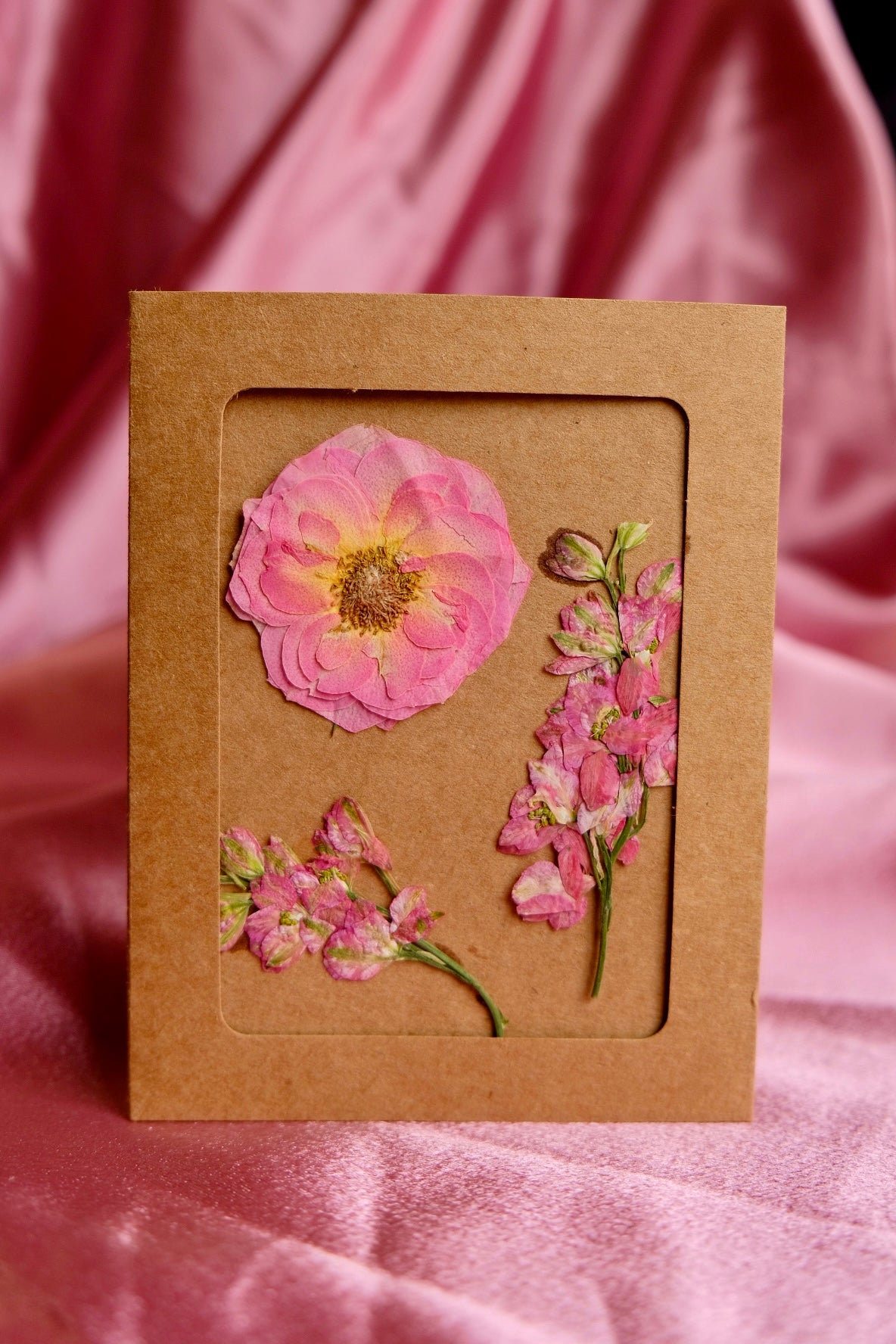 Pressed Flowers Greeting Card