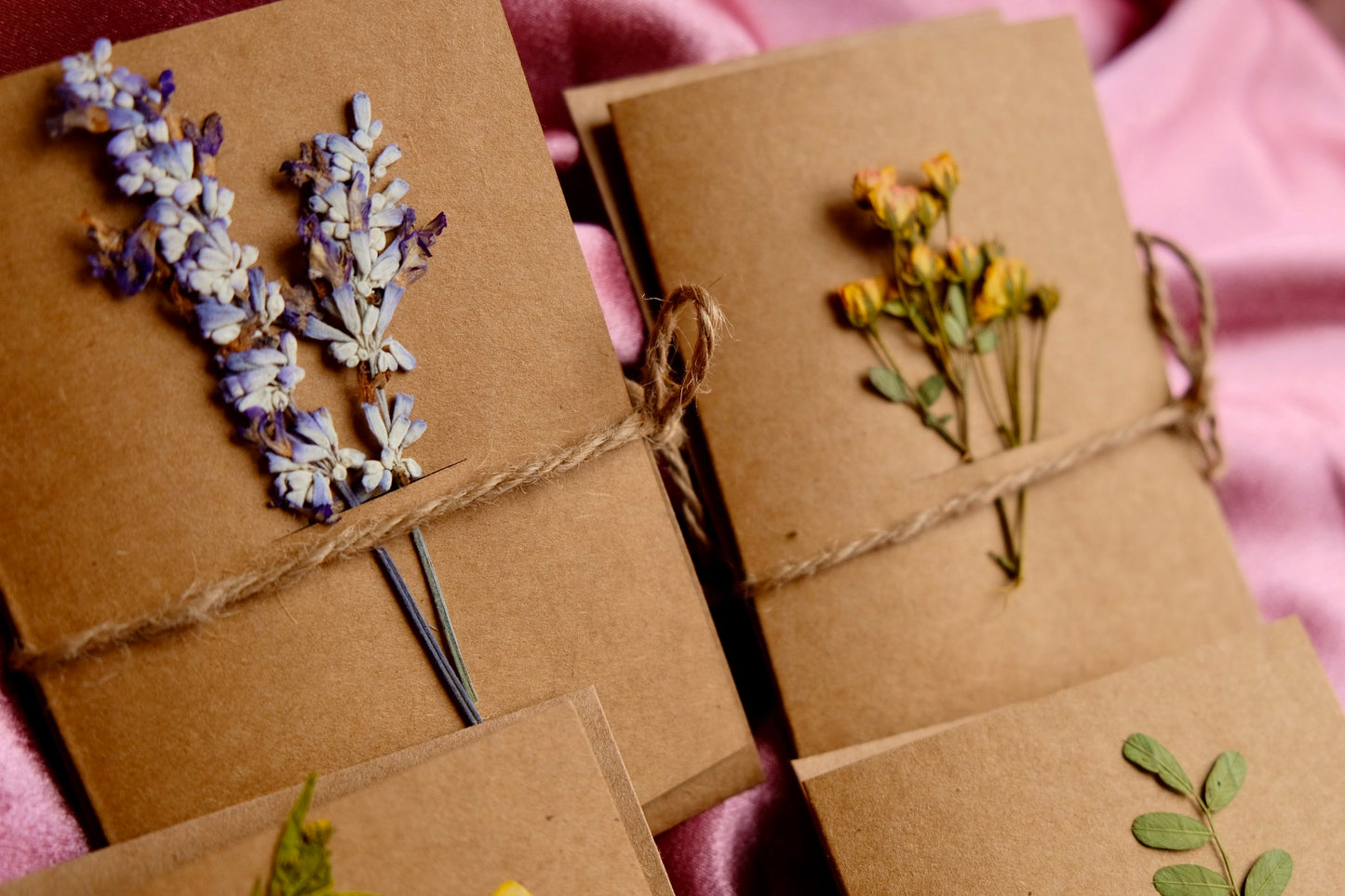 Pressed Flowers Greeting Card